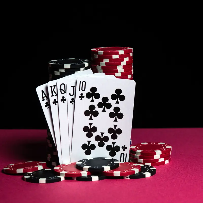 Poker Casino Party Game Table Rental