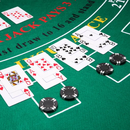 Casino Party Rentals Double Down package starting around $4699. Serving Dallas-Fort Worth (DFW) and across Texas.