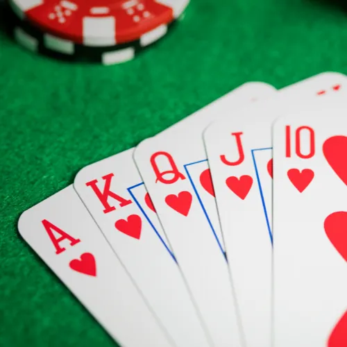 Casino Party Rentals Royal Flush package starting around $3465. Serving Dallas-Fort Worth (DFW) and across Texas.