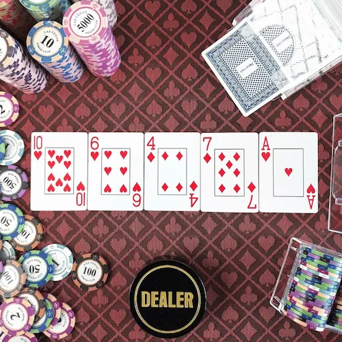 Casino party poker equipment rental with professional dealer.